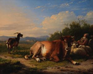 VERBOECKHOVEN Eugene Joseph 1799-1881,The shepherd's rest,1845,Bonhams GB 2024-03-13