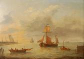 VERBOECKHOVEN Louis II 1827-1884,Vue portuaire,Brussels Art Auction BE 2020-02-04