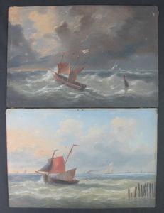 VERBOEK HAVEN LEWIS,Seascapes with sailing and steam vessels,Peter Francis GB 2017-03-08