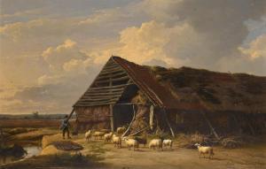 VERBOEKHOVEN EUGENE 1799-1881,The Return of the Flock,1866,Sotheby's GB 2021-12-15