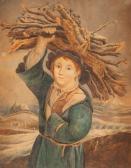 VERBRUGGE Gijsbert Andriesz 1633-1730,Le petit ramasseur de bois,Delorme-Collin-Bocage FR 2019-04-05