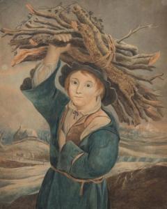 VERBRUGGE Gijsbert Andriesz 1633-1730,Le petit ramasseur de bois,De Maigret FR 2018-03-23