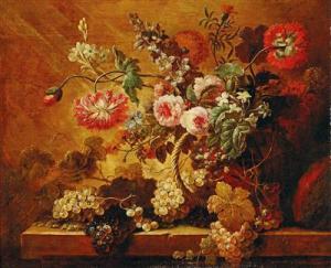 VERBRUGGEN GasparPieter I 1635-1681,Still life of fruit and flowers,Palais Dorotheum AT 2018-04-24
