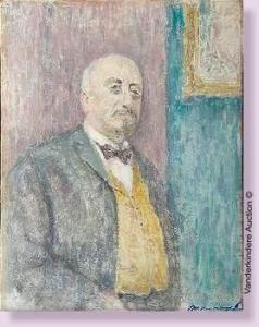 VERBURGH Medard 1886-1957,Portrait d'homme,1919,VanDerKindere BE 2009-02-17