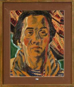 VERDEGEM Joseph 1897-1957,Portrait d\’un indien,1947,VanDerKindere BE 2021-02-23