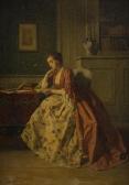 VERDICKI F 1800-1800,Giovane donna in lettura in un interno,1857,Minerva Auctions IT 2012-11-15