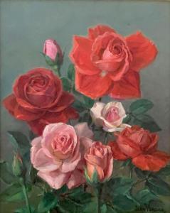 VERDIER Jean 1901-1969,Still life of Roses,Burchard US 2021-05-16