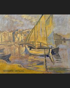 VERDILHAN Louis Mathieu 1875-1928,MARTIGUES,Besch Cannes Auction FR 2023-12-30