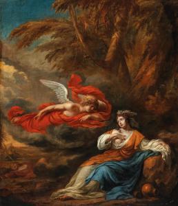 VERELST Herman 1642-1702,Hagar and the Angel,1702,Palais Dorotheum AT 2022-12-19