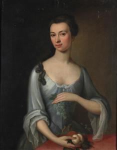 VERELST Maria 1680-1744,Portrait of a lady, half-length, in a silver white,Morphets GB 2020-03-05