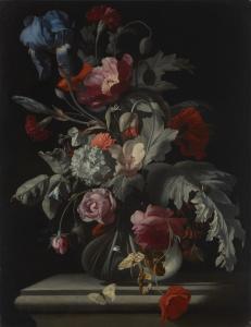 VERELST Simon Pietersz.,Roses, carnations, poppies, and hydrangea and an i,Christie's 2024-04-17