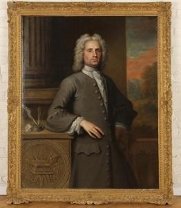 VERELST william 1704-1752,Portrait of the architect,Kamelot Auctions US 2018-11-14