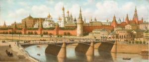 VERESCAGIN Petr Petrovic 1836-1886,Vue du Kremlin depuis le pont Moskvorets,Pierre Bergé & Associés 2020-12-15