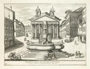 VERGELLI Giuseppe Tiburtio 1551-1609,Le fontane publiche delle piazze di Roma moder,Lyon & Turnbull 2014-01-15