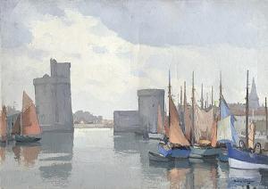 VERGER André 1912-1990,Der Hafen von La Rochelle,1950,Galerie Bassenge DE 2017-05-27