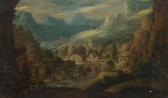 VERHAECHT Tobias 1561-1631,A mountainous river landscape,Palais Dorotheum AT 2021-03-30