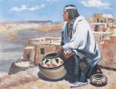 VERHAEREN CAROLUS 1906-1956,Native American Potter,1940,Christie's GB 2003-06-18