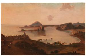 VERHAERT Dirck 1610-1680,View of the Bay of Pozzuoli,Palais Dorotheum AT 2021-12-16