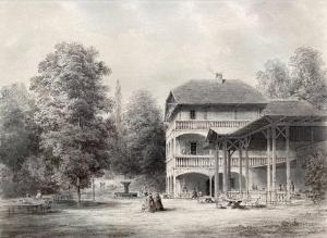 VERHAS Jan Frans 1834-1896,Vue animée d\’un pavillon dans un parc,Artprecium FR 2021-10-05