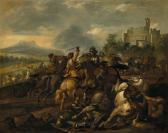 VERHOEK GYSBERG 1644-1690,A cavalry skirmish,Palais Dorotheum AT 2022-05-12