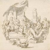 VERKOLJE Jan I 1650-1693,König Salomon empfängt die Königin von Saba,1680,Kornfeld CH 2010-06-18