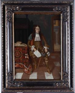 VERKOLJE Nicholas 1673-1746,Giovane uomo con lettera in un interno,Cambi IT 2022-04-29