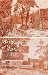VERLING John 1943-2009,Etching of Sommerville and Ross,Morgan O'Driscoll IE 2011-10-17