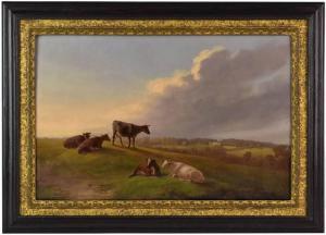 VERMEER VAN HAARLEM Jan, Johannes I 1628-1691,Landscape with Cows,Nye & Company US 2022-09-07
