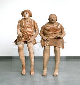 VERMEERSCH Jose 1922-1997,Two seated women,1982,De Vuyst BE 2024-03-02