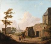 VERMEERUCK J,Townfolk conversing on a Path by a Mill,1830,Christie's GB 1999-06-16