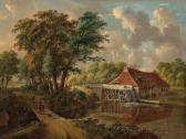 VERMEULEN Andries 1763-1814,A wooded landscape with a water mill,Palais Dorotheum AT 2019-12-18