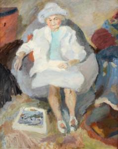 VERNA Germaine 1908-1975,Portrait of Mme,Hindman US 2017-06-22