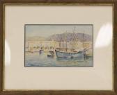 VERNAY Joséphine 1861,BOATS ANCHORED AT NICE,1911,McTear's GB 2016-03-20