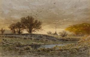 VERNER Frederick Arthur 1836-1928,Sunset in the Country,Heffel CA 2018-06-28