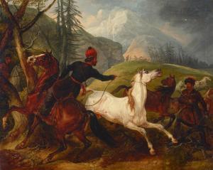 VERNET Carle 1758-1836,Capture of the wild stallion,Bonhams GB 2024-03-12