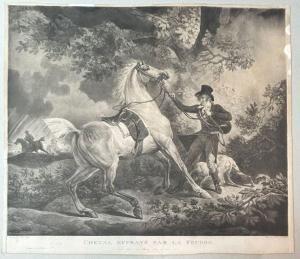 VERNET Carle 1758-1836,CHEVAL effrayé par la foudre,Eric Caudron FR 2024-04-02