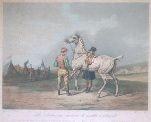 VERNET Carle 1758-1836,Le Jockei au Moment de Monter a Cheval,Freeman US 2009-09-24