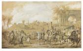 VERNET Carle 1758-1836,MOUNTED ARABS,Sotheby's GB 2015-07-08