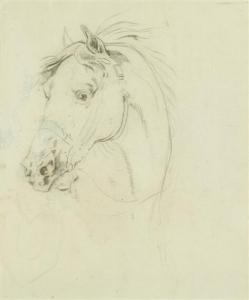 VERNET Carle 1758-1836,STUDY OF A HORSE,Freeman US 2012-10-11