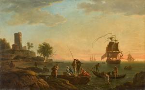 VERNET Claude Joseph 1714-1789,Le Matin,Sotheby's GB 2024-04-10