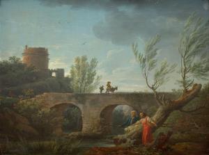 VERNET Claude Joseph 1714-1789,Paysage, effet de matin,1756,Artcurial | Briest - Poulain - F. Tajan 2024-03-20