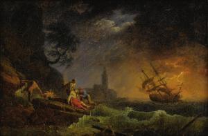 VERNET Claude Joseph 1714-1789,Shipwreck on Stormy Sea,Heritage US 2007-12-06