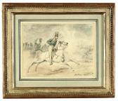 VERNET Horace 1789-1863,A cavalryman charging in the midst of battle,1837,Christie's GB 2009-09-10