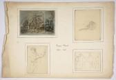 VERNET Horace 1789-1863,Officiers à cheval tirant, Soldats ,Artcurial | Briest - Poulain - F. Tajan 2023-09-26