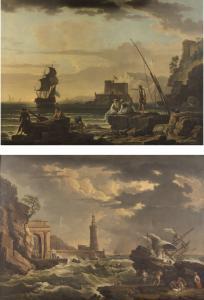 VERNET Pierre Marie Joseph 1797,CALM, STORM,Sotheby's GB 2016-09-28
