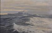 VERNEY Adrian,6th Baron Braye A Destroyer in Heavy Seas,Gilding's GB 2015-11-24