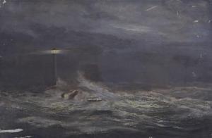 VERNEY Adrian,6th Baron Braye A Lighthouse, a Nocturne,Gilding's GB 2015-11-24