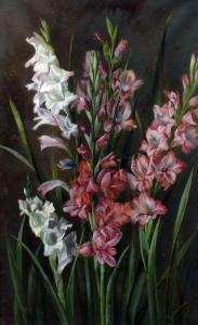VERNON A,Gladioli,Rowley Fine Art Auctioneers GB 2016-05-24