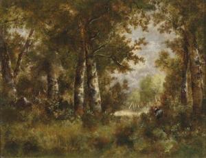 VERNON Paul 1796-1875,the forest,Palais Dorotheum AT 2011-09-22