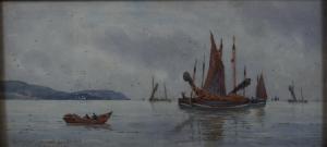 VERNON R. Warren 1800-1900,Herring Boats Becalmed off St Abb's Head,Jones and Jacob GB 2018-09-12